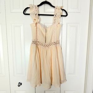 Forever 21 | Crochet-Trim Fit & Flare Dress